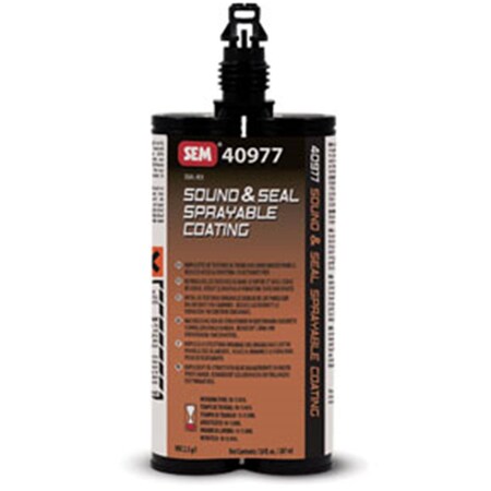 SEM Sound And Seal Sprayable Coating - 7 Oz Epoxy/Urethane Blend For Automotive Undercoating